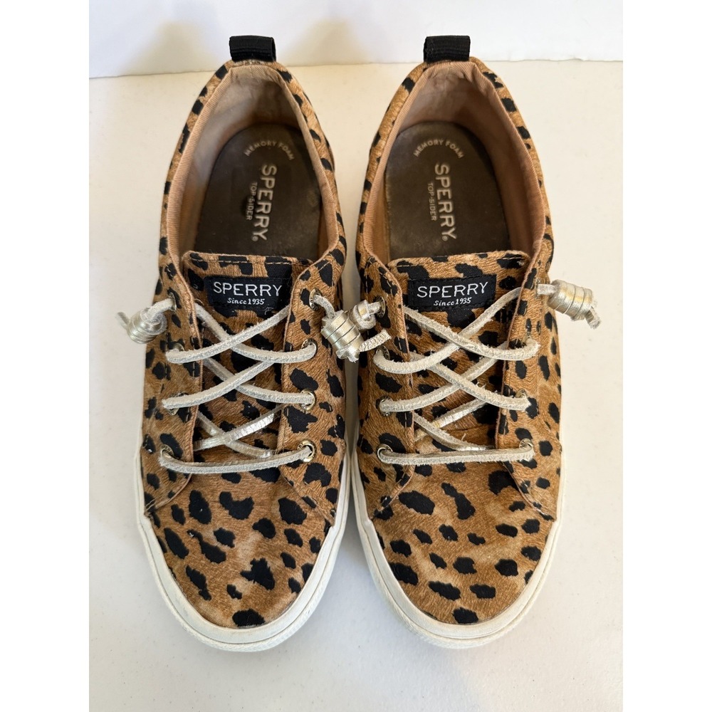 Sperry Top Sider STS86747‎ Cheetah Loafer Boat Shoe Women's Sz 8.5